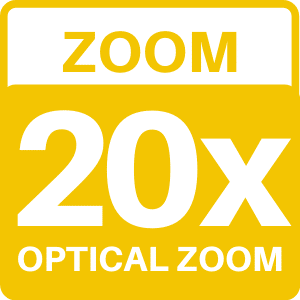 20x Optical Zoom PTZ camera