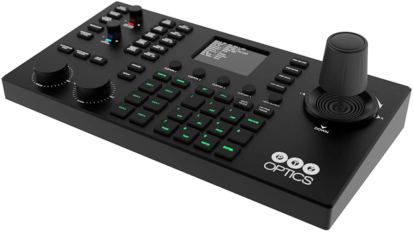 PTZ Camera Joystick / Keyboard Controller » Honey Optics